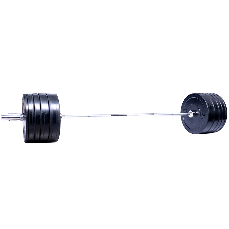 Image of Ironman 140kg Olympic Bumper Weight Set with 86" Olympic Weight Bar