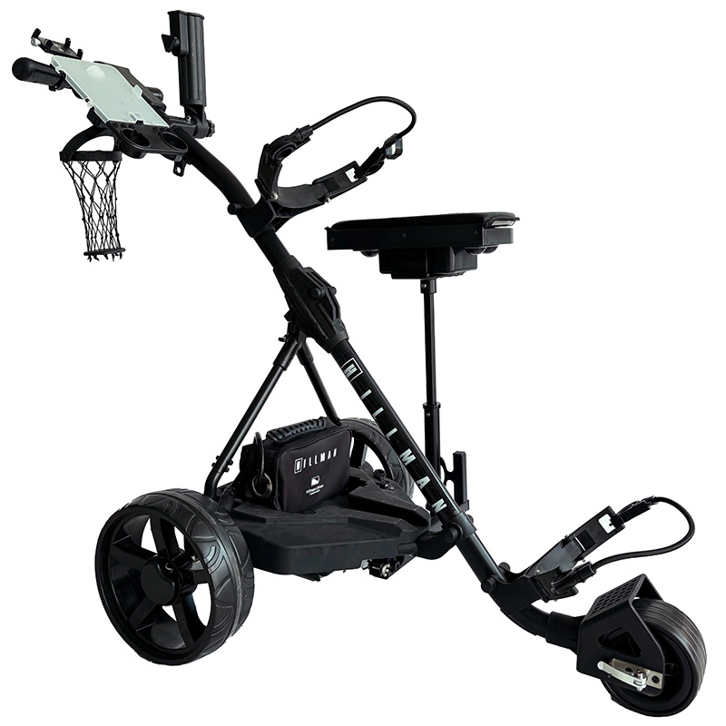 Hillman Lithium Caddie Black Electric Golf Trolley