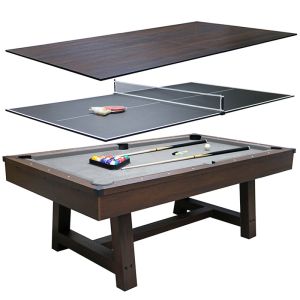Air King Deluxe 7ft Pool Table with Dinning Top and Table Tennis