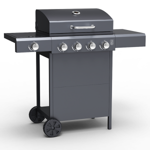 Embermann Grill Master 4 Burner Barbecue with Side Burner