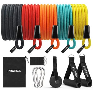 PROIRON Resistance Band Set with Handles, Ankle Straps and Door Anchor