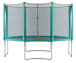 Air Dog 12ft Trampoline + Enclosure Green
