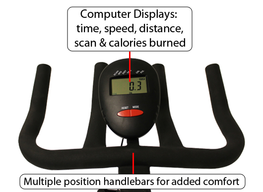 U2248 BodyTrain Action Plus Racing Exercise Bike - Image 2