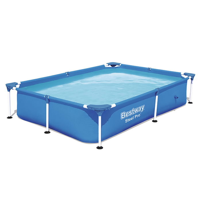 Bestway 7ft 36inch Rectangular Above Ground Steel Pro Swimming Pool