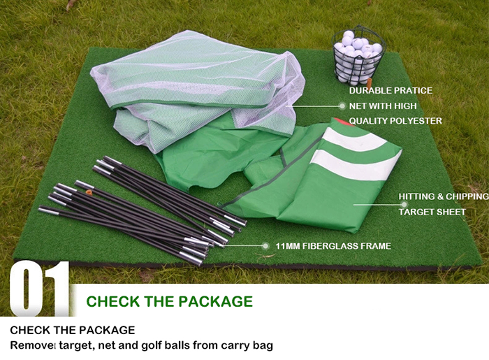 Hillman PGM 3m Deluxe Golf Practice Net Green - Image 6
