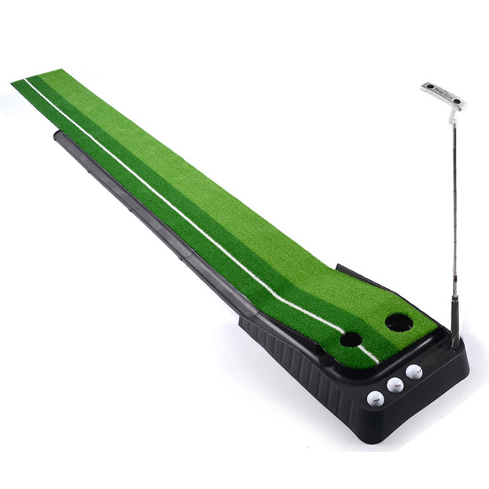 Hillman PGM 3m Golf Putting Trainer with Auto Ball Return
