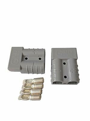 X4 Grey Anderson Style Plug SB50 50AMP 600V Terminal Power Connection