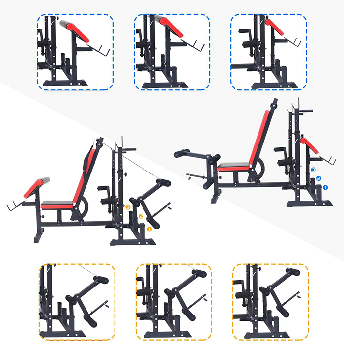 BodyTrain Deluxe Weight Bench - Image 10