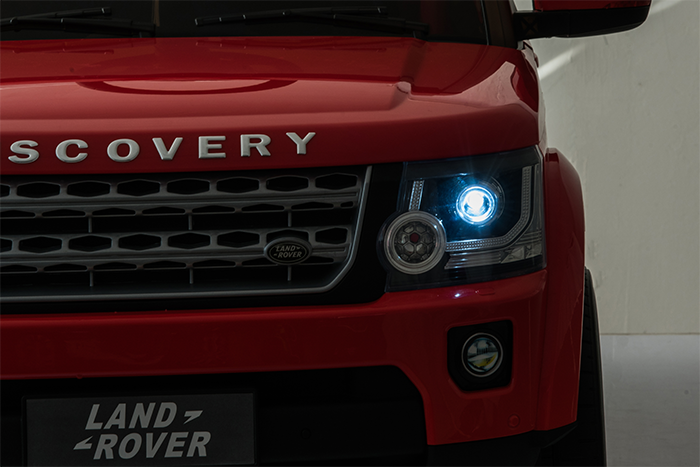 Kids Electric Ride On Land Rover Discovery 12v Single Seat Red - Image 35
