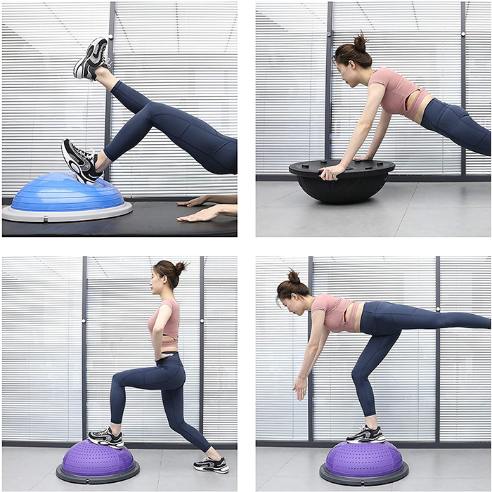 PROIRON Balance Trainer Blue with Resistance Bands & Pump