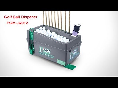 Hillman PGM Semi-Automatic Golf Ball Dispenser and Artificial Turf Large Practice Mat with Rubber Tee Package - Image 11