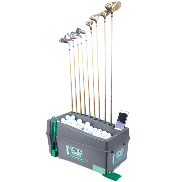 Hillman PGM 3m Heavy Duty Golf Practice Cage, Practice Mat with Tee And Ball Dispenser Package