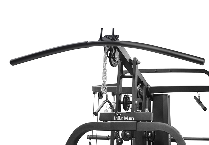 IronMan Deluxe Home Multi Gym with Smith Machine and Cables - 65kg Weight Stack