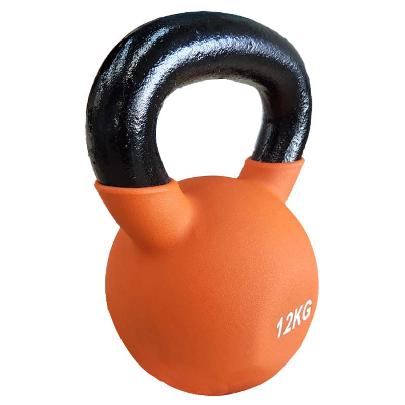 IronMan 4-24kg Kettlebell Set & Three-Tier Kettlebell Storage Rack | Eight Neoprene Coated Kettlebells