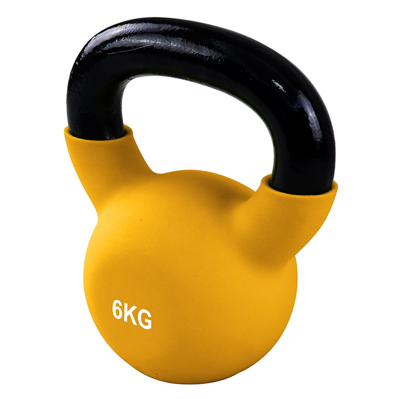 IronMan 4-16kg Kettlebell Set & Three-Tier Kettlebell Storage Rack | Eight Neoprene Coated Kettlebells