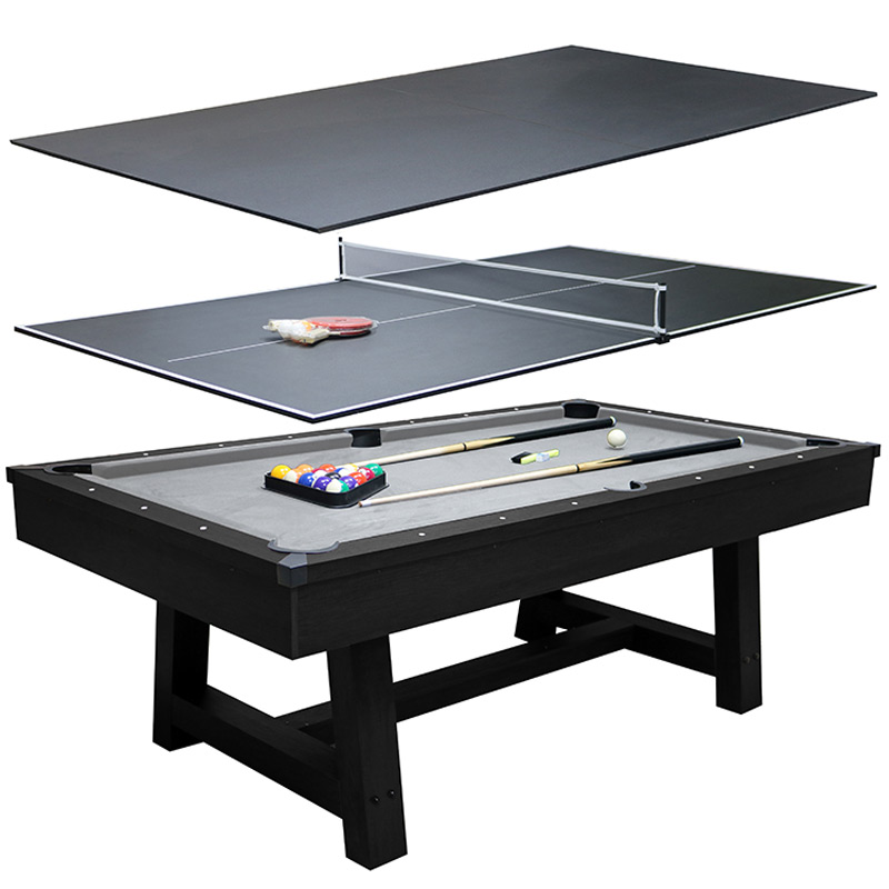 Deluxe 7ft Pool Table with Dinning Top and Table Tennis