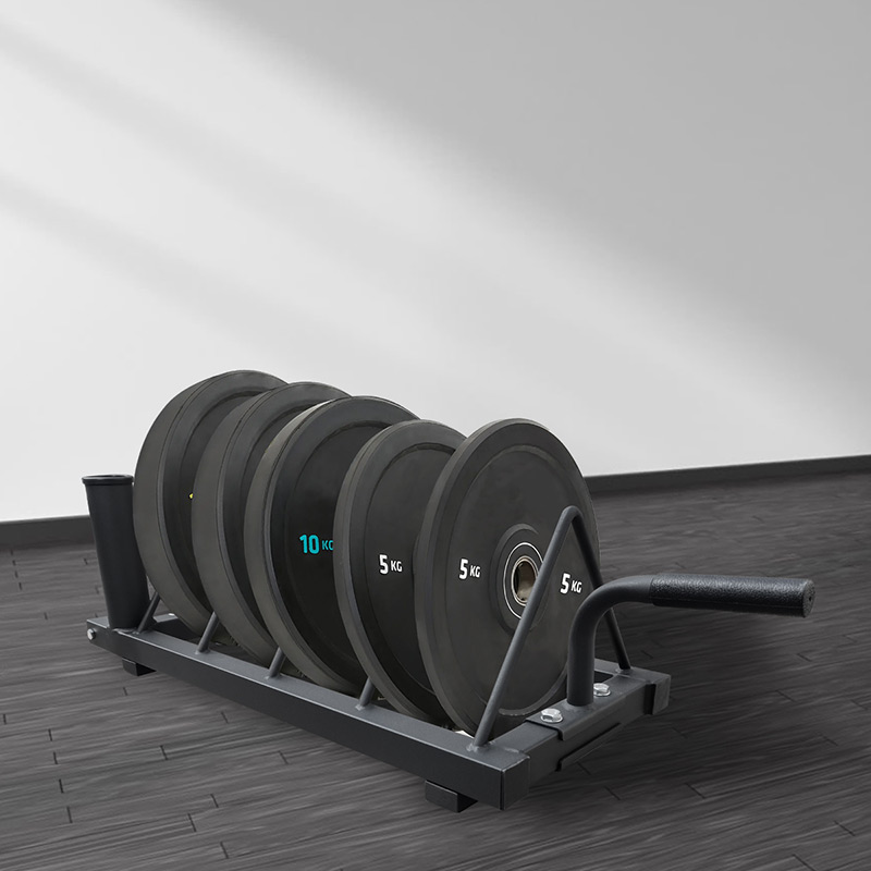 IronMan Horizontal Weight Plate Rack with Wheels