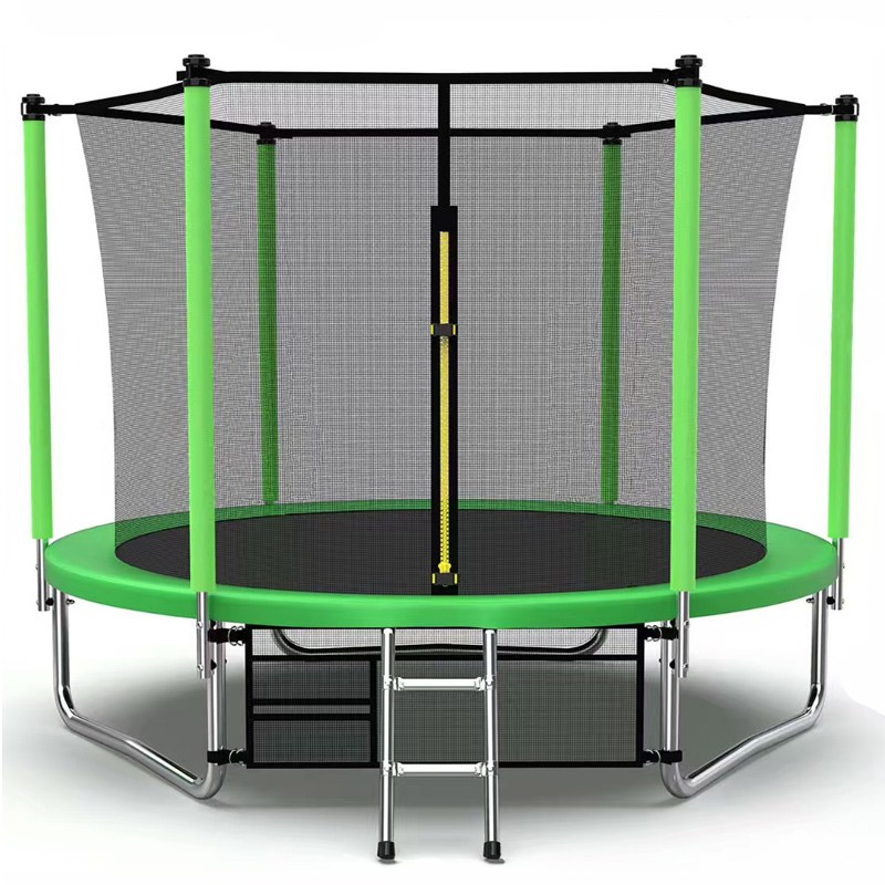 10ft Trampoline + Safety Enclosure Free Ladder & Shoe Tidy