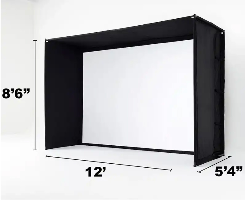 Hillman Golf Simulator Enclosure 12ft x 8ft 6inch - Image 9