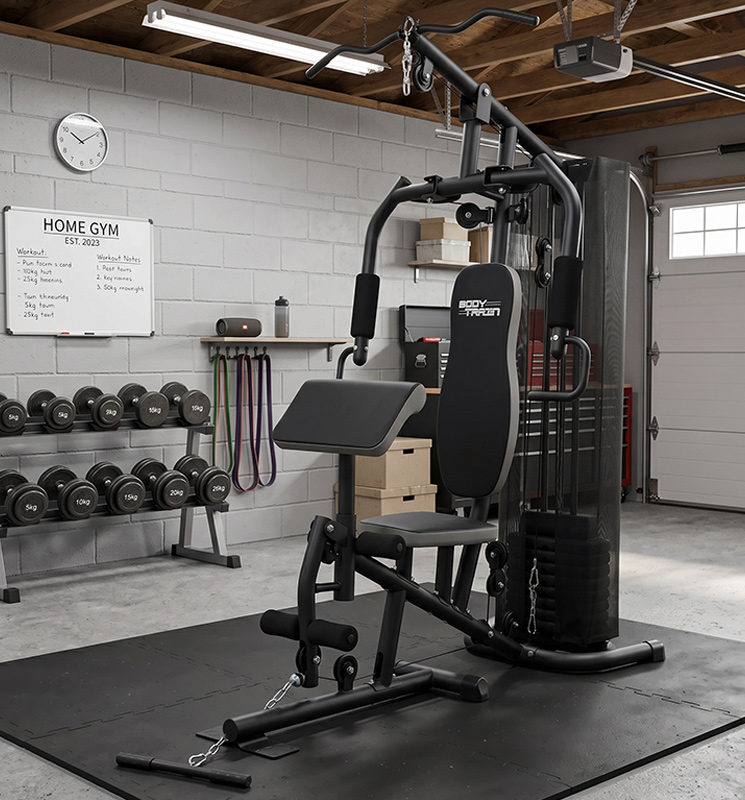 BodyTrain ES-422 Single Station Home Multi Gym 45kg Weight Stack