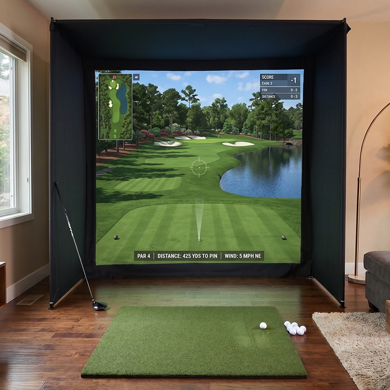 Hillman Golf Simulator Enclosure 10ft x 8ft 6inch - Image 6