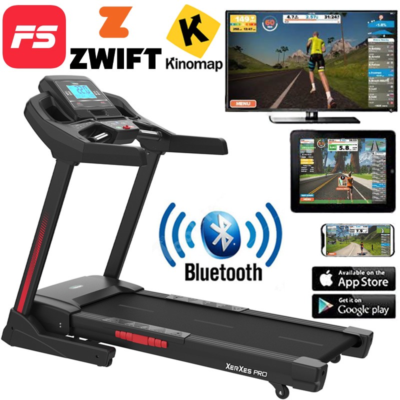 Image of Bodytrain Xerxes Pro Motorised Folding Bluetooth Treadmill