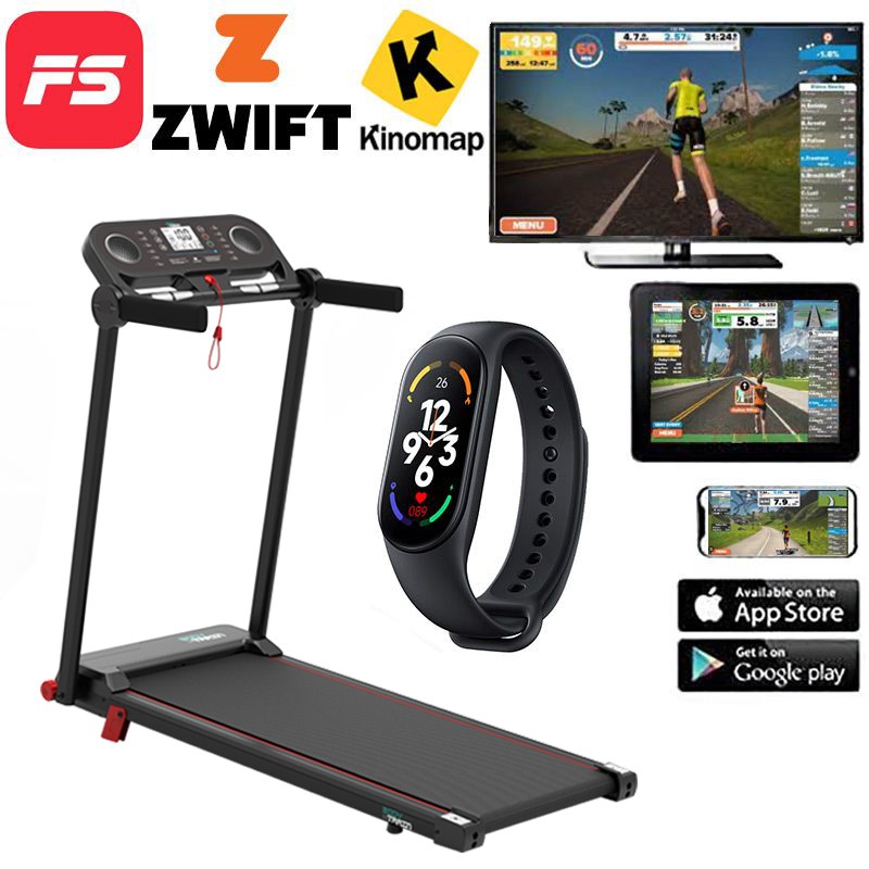Image of BodyTrain T-118 Motorised Folding Bluetooth Treadmill